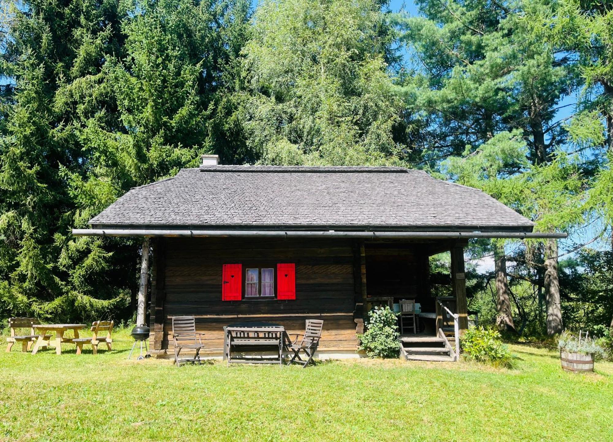 Cozy Log Cabin Near Faaker See Ledenitzen Exterior foto